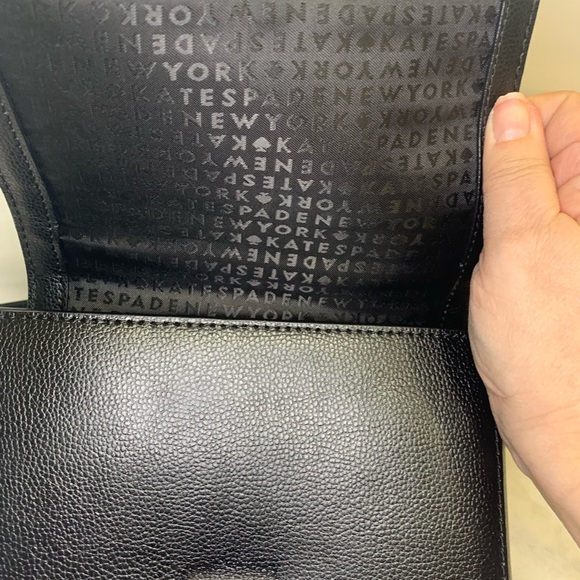 Kate Spade NY Maisle Patterson Drive Black Crossbody Bag with Gold Accents - Picture 3 of 4